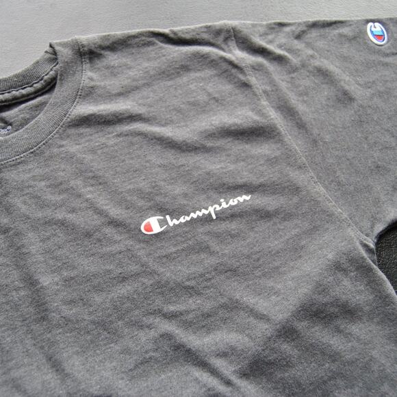 Champion Authentic Activewear Small Gray Short Sleeve Shirt - Picture 1 of 4